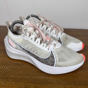 Nike Running Shoes Womens 9.5 White Zoom Gravity Track Athletic Sneakers